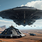 **

"A Terran Starport hovering above a mineral field, Vikings patrolling the skies, Banshees cloaked in the distance, Medivacs transporting Marines, fully clothed, safe for work, appropriate content, professional sci-fi illustration, detailed environment, perfect anatomy, natural proportions, high quality."

**