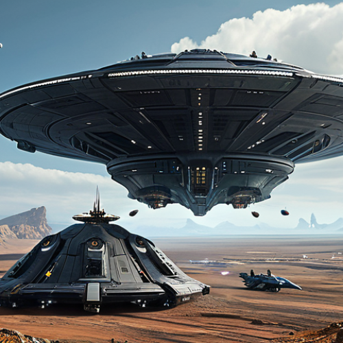 **

"A Terran Starport hovering above a mineral field, Vikings patrolling the skies, Banshees cloaked in the distance, Medivacs transporting Marines, fully clothed, safe for work, appropriate content, professional sci-fi illustration, detailed environment, perfect anatomy, natural proportions, high quality."

**