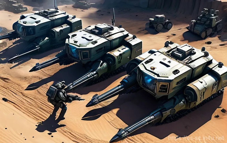 테란 워룸 연습 팁 - **Prompt 2: Terran Macro-Economic Powerhouse**
    "An aerial wide shot showcasing a sprawling and h...