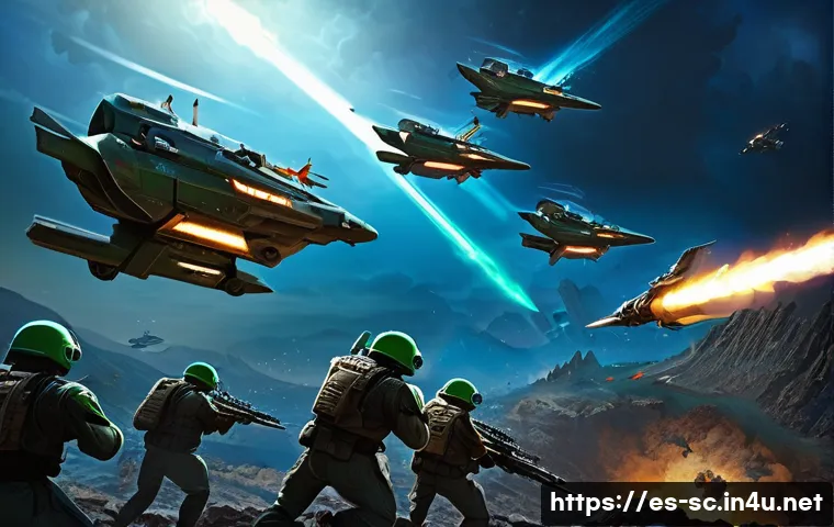 테란 해병 공중 방어법 - A squadron of battle-hardened Terran Marines, clearly benefiting from activated Stimpacks, are engag...